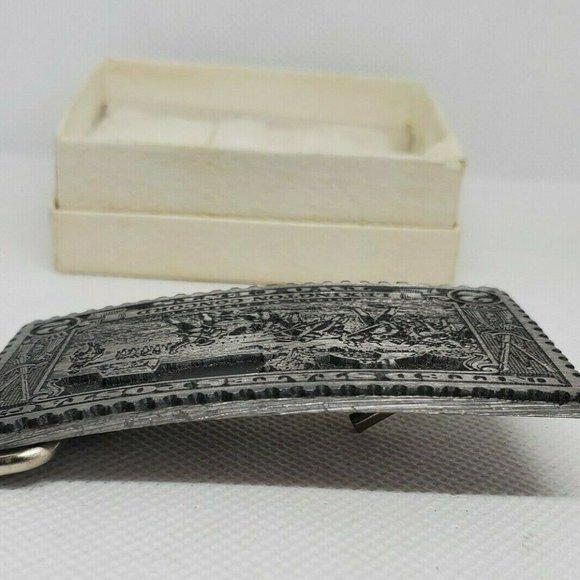 U.S Postage Lexington Concord 2 Cents Belt Buckle - Picture 8 of 10